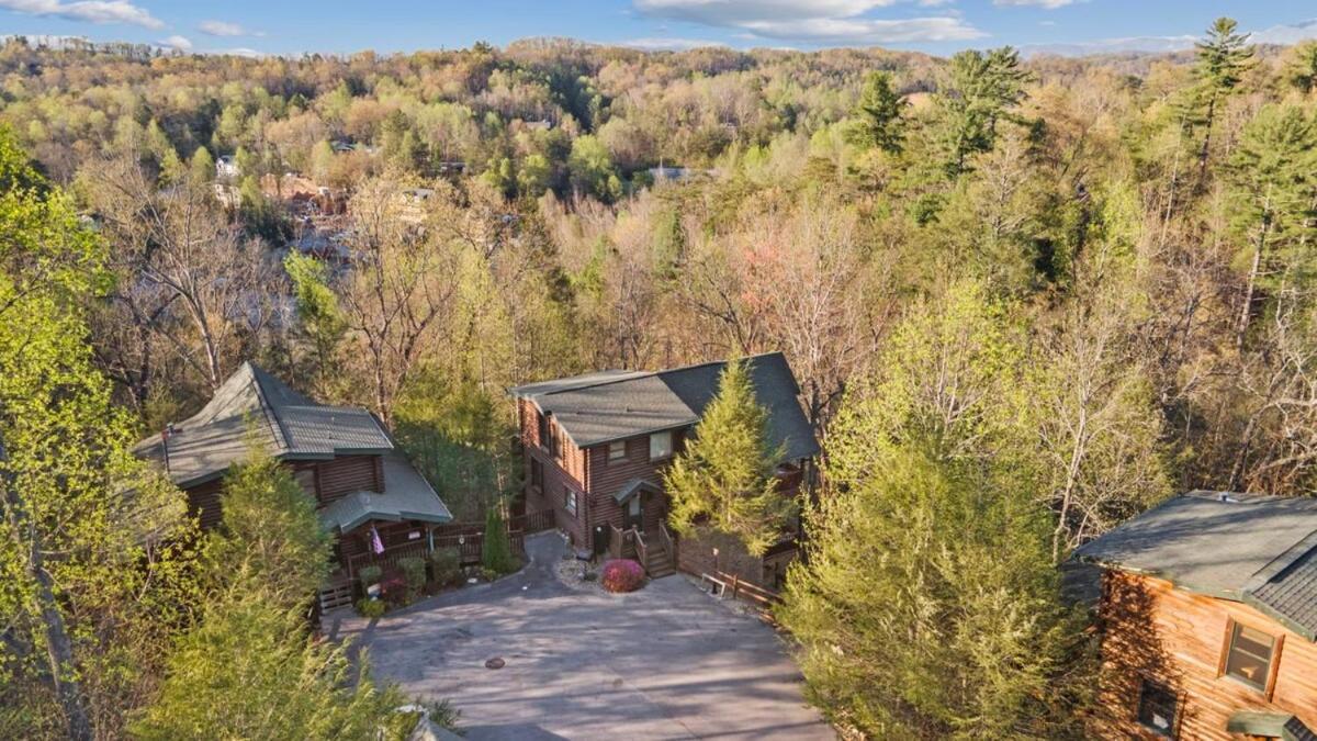 Stunning Mountain Cabin W Hot Tub Гетлинбург Екстериор снимка